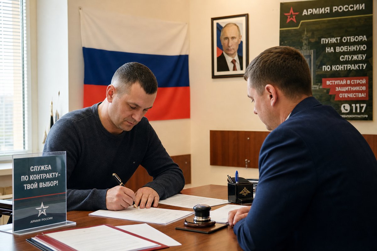 Подписание контракта на военную службу в пункте отбора — Дело Храбрых Нижний Новгород